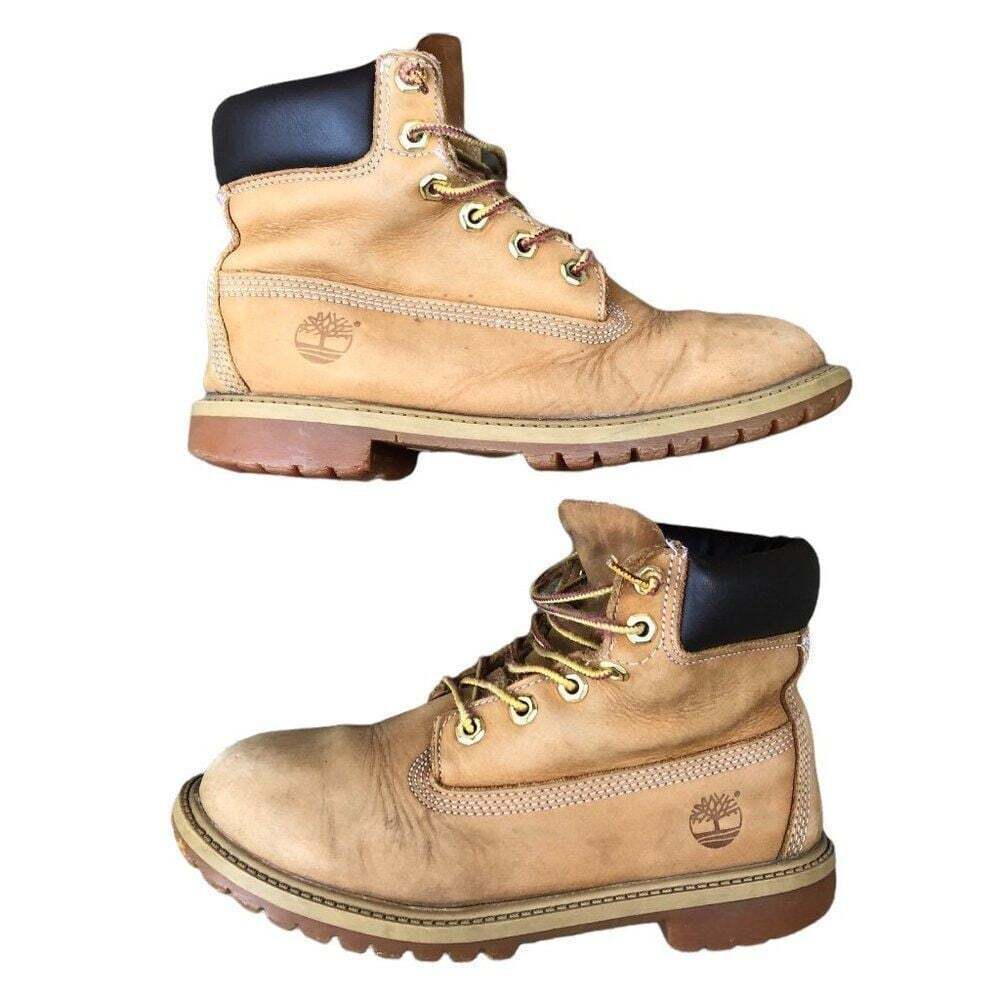 VINTAGE Premium 6 Inch Genuine Leather Timberlands Size 5